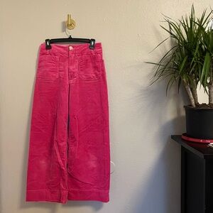 Maeve Pink Cropped Pants